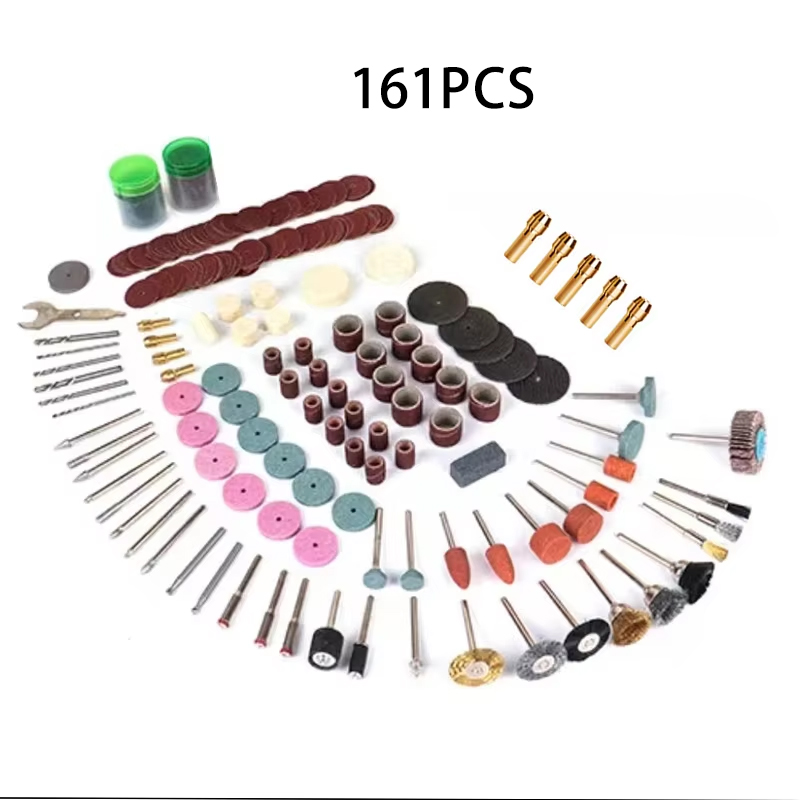 Cordless Rotary Tool Kit Accessories - JANGKLIFE Set Jarum Gerinda Multi-Aksesori Ujung