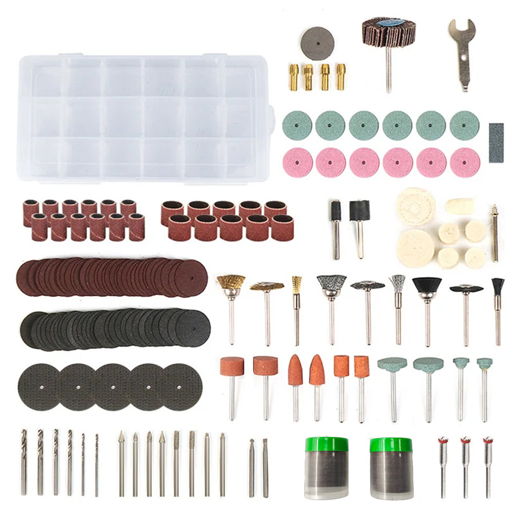 Cordless Rotary Tool Kit Accessories - Aksesori Alat pengukir pengamplasan logam kayu