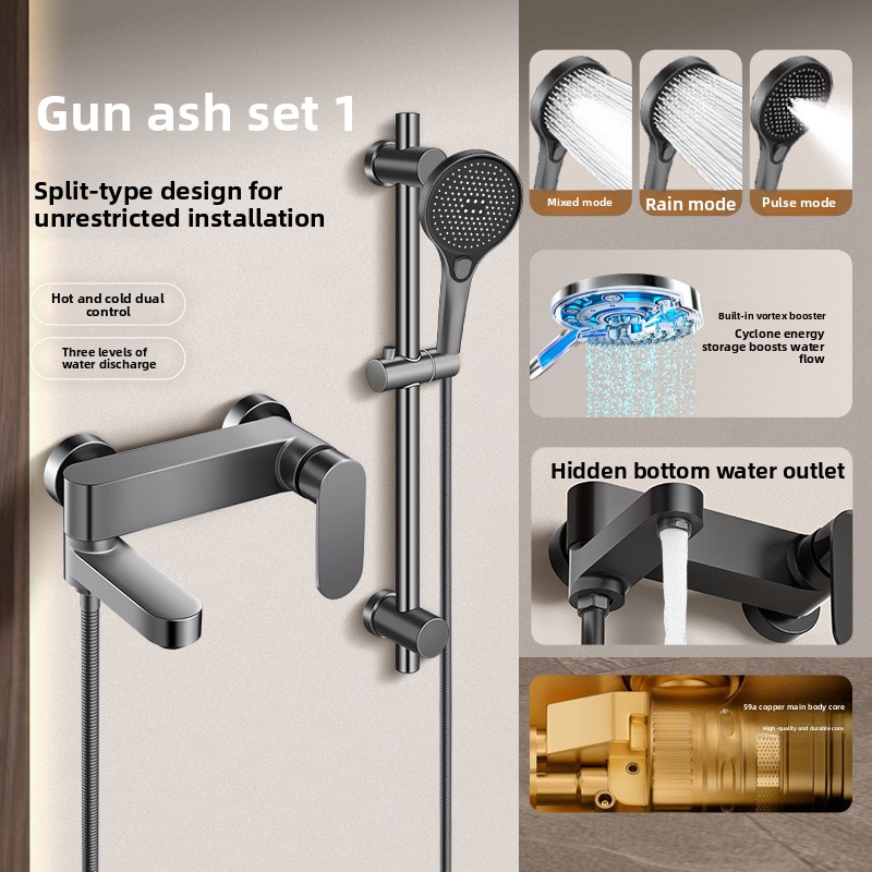 Set Keran Shower Tembaga Penuh - Plumbing ulasan dan harga