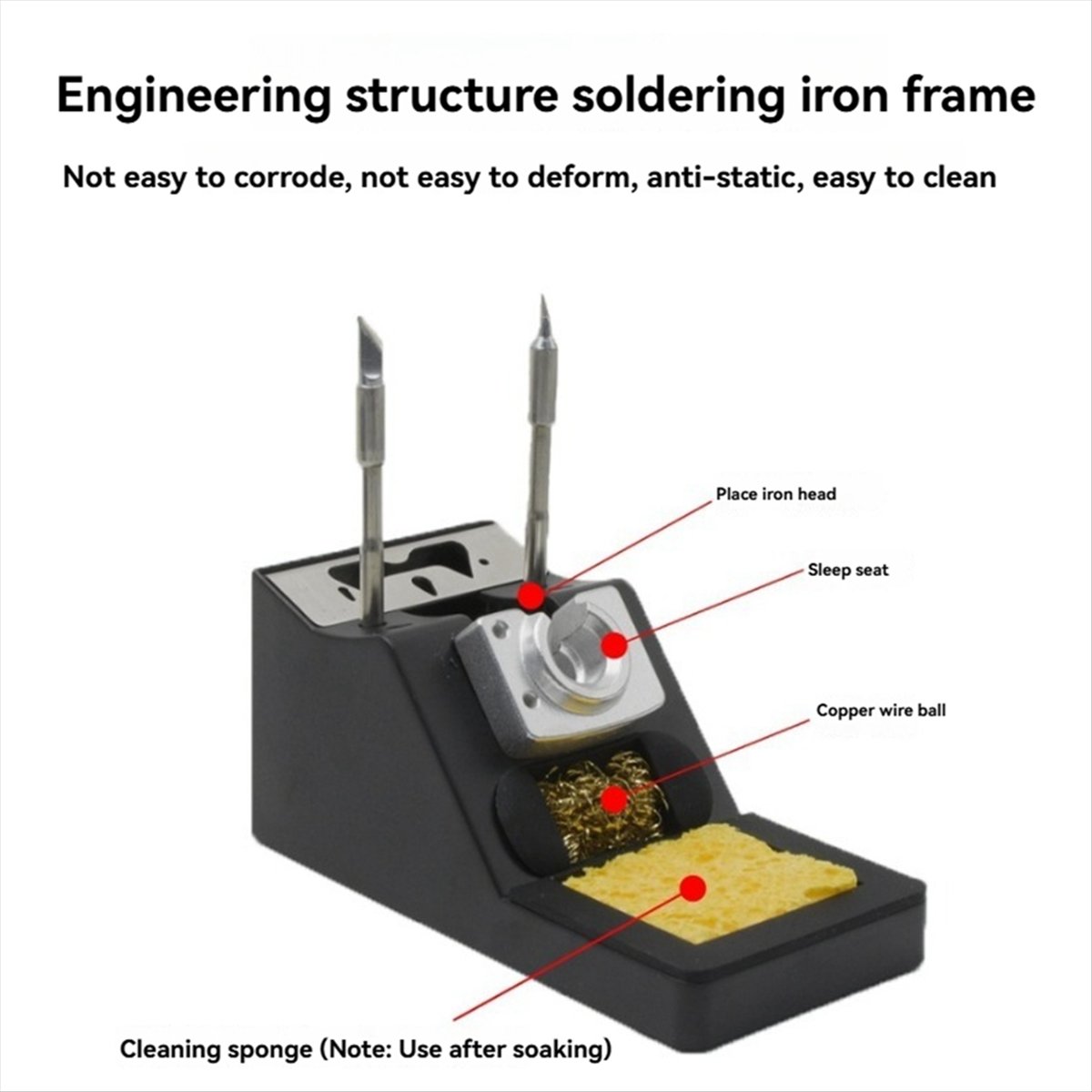Penyangga Solder dengan Fungsi - Power Tools ulasan dan harga