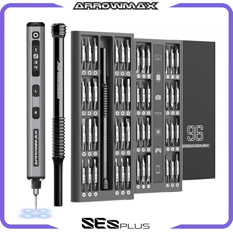Set Obeng Listrik Presisi ARRO - Electric Screwdriver Rechargeable Usb ulasan dan harga